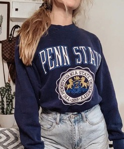 Vintage Penn State University Logo Sweatshirt Hoodie Shirt Gifts for NCAA Fans