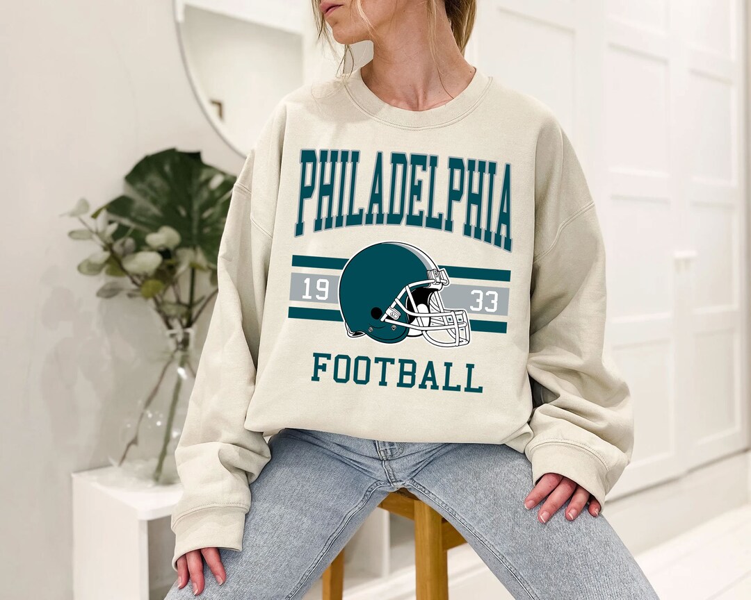 Vintage Philadelphia Football Sweatshirt, Retro Philadelphia Football Crewneck Sweatshirt, American Football Fan, NFL Shirt
