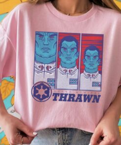 Vintage Star Wars Admiral Thrawn Panels Shirt, Galaxy's Edge Trip, Unisex T-shirt Family Birthday Gift Adult Kid Toddler Comfort Colors Tee