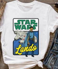 Vintage Star Wars Lando Millennium Falcon Retro Shirt, Galaxy's Edge Holiday Trip Unisex T-shirt Family Birthday Gift Adult Kid Toddler Tee
