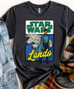Vintage Star Wars Lando Millennium Falcon Retro Shirt, Galaxy's Edge Holiday Trip Unisex T-shirt Family Birthday Gift Adult Kid Toddler Tee