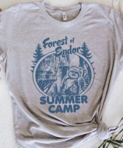 Vintage Star Wars Wicket Ewoks Endor Forest Summer Camp Shirt, Galaxy's Edge Trip, Unisex T-shirt Family Birthday Gift Adult Kid Toddler Tee