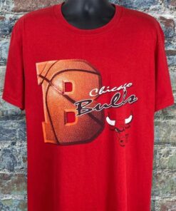 Vintage Style 00s Nutmeg NBA Chicago Bulls Basketball Tshirt Sweatshirt Hoodie Crewneck Sweatshirt Pullover Reprinted Full Color Full Size Gifts for NBA Fans