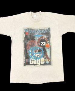 Vintage Style 00s The Cage NBA Tshirt Sweatshirt Hoodie Crewneck Sweatshirt Pullover Reprinted Full Color Full Size Gifts for NBA Fans