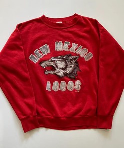 Vintage Style 1984 New Mexico Lobos T-Shirt Sweatshirt Pullover Hoodie Reprinted Full Color Full Size Gift For NCAA Fans