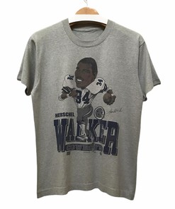 Vintage Style 1987 Cowboys NFL Herschel Walker Tshirt Pullover Hoodie Crewneck Sweatshirt Reprinted Full Color Full Size Gifts For NFL Fans