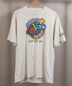 Vintage Style 1990s Fox Kids Seahawks Single Stitch Tshirt Pullover Hoodie Crewneck Sweatshirt Reprinted Full Color Full Size Gifts For NFL Fans