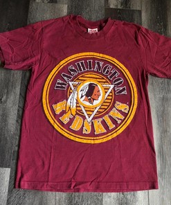 Vintage Style 1990s NFL Washington Redskins Team Rated Graphic Tshirt Pullover Hoodie Crewneck Sweatshirt Reprinted Full Color Full Size Gifts For NFL Fans