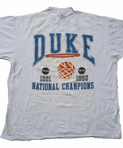 Vintage Style 1991-1992 NCAA Duke National Champions Hoodie T-Shirt Sweatshirt Full Size Gifts For Fans