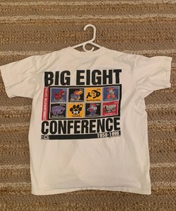 Vintage Style 1994 Big Eight Conference Basketball 90s T-Shirt Sweatshirt Pullover Hoodie Reprinted Full Color Full Size Gift For NCAA Fans