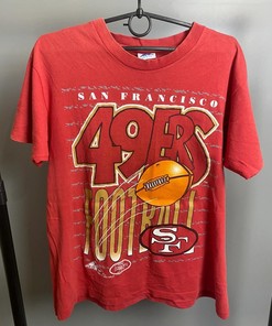Vintage Style 1994 San Francisco 49Ers Tshirt Pullover Hoodie Crewneck Sweatshirt Reprinted Full Color Full Size Gifts For NFL Fans