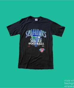 Vintage Style 1994 Seattle Seahawks Tshirt Pullover Hoodie Crewneck Sweatshirt Reprinted Full Color Full Size Gifts For NFL Fans