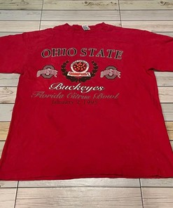 Vintage Style 1995 Ohio State Buckeys NCAA Prosport T-Shirt Sweatshirt Pullover Hoodie Reprinted Full Color Full Size Gift For NCAA Fans