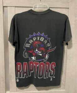 Vintage Style 1995 Toronto Raptors NBA Basketball Tshirt Hoodie Crewneck Sweatshirt Reprinted Full Color Full Size Gifts for NBA Fans