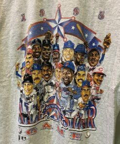 Vintage Style 1995‼️Mlb All Star Game Tshirt Pullover Hoodie Crewneck Sweatshirt Reprinted Full Color Full Size Gifts for NBA Fans