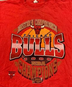 Vintage Style 1996 Chicago Bulls NBA Champions Tshirt Pullover Hoodie Crewneck Sweatshirt Reprinted Full Color Full Size Gifts for NBA Fans