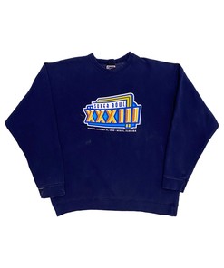 Vintage Style 1999 Superbowl Pro Player X NFL Tshirt Pullover Hoodie Crewneck Sweatshirt Reprinted Full Color Full Size Gifts For NFL Fans