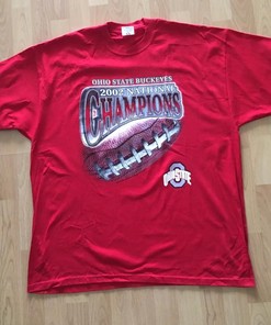 Vintage Style 2002 Ohio State Buckeyes National Champions T-Shirt Sweatshirt Pullover Hoodie Reprinted Full Color Full Size Gift For NCAA Fans