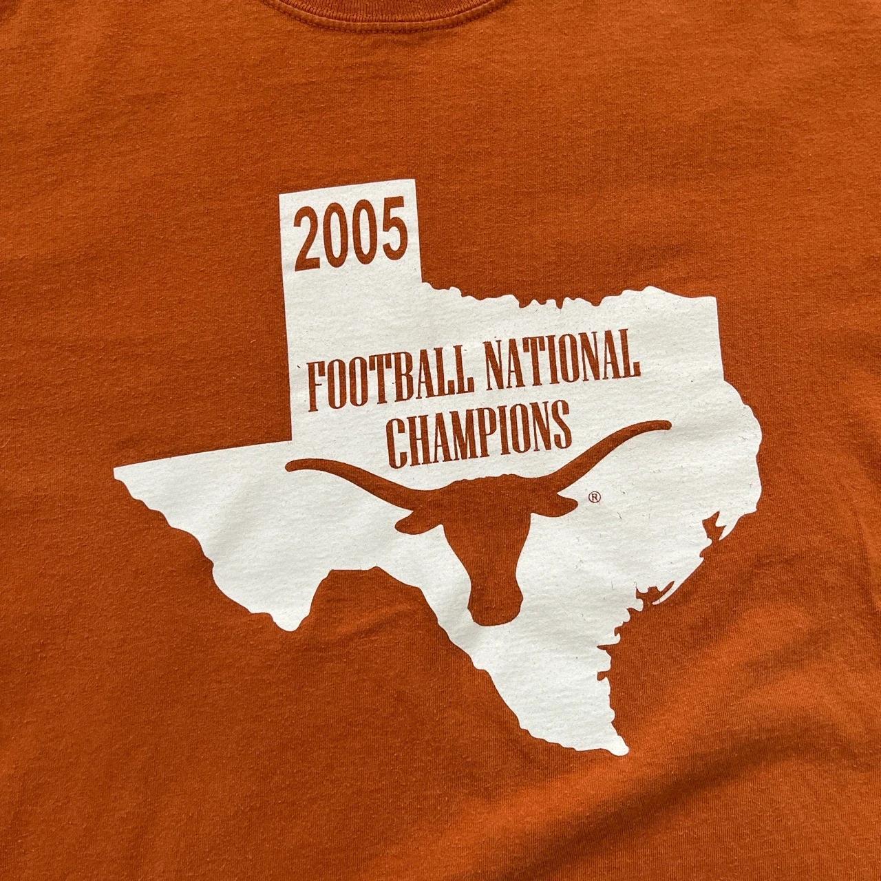 Vintage Style 2005 Texas Longhorn Championship Hoodie Sweatshirt Crewneck Sweatshirt Full Size Gifts For NCAA - Image 2