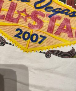 Vintage Style 2007 NBA All Star Game Players Lebron Kobe Wade Tshirt Hoodie Crewneck Sweatshirt Reprinted Full Color Full Size Gifts for NBA Fans