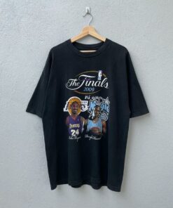Vintage Style 2009 NBA Finals Tshirt Hoodie Crewneck Sweatshirt Reprinted Full Color Full Size Gifts for NBA Fans