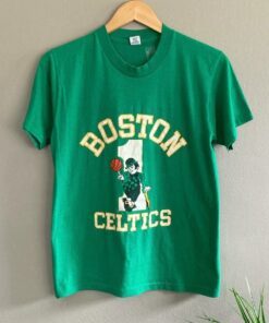 Vintage Style 80’s Boston Celtics Basketball Tshirt Sweatshirt Hoodie Crewneck Sweatshirt Pullover Reprinted Full Color Full Size Gifts for NBA Fans