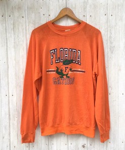 Vintage Style 80s Florida Gators American Basketball T-Shirt Sweatshirt Pullover Hoodie Reprinted Full Color Full Size Gift For NCAA Fans