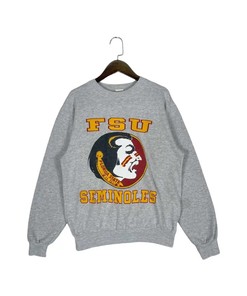 Vintage Style 80s Florida State University Seminoles T-Shirt Sweatshirt Pullover Hoodie Reprinted Full Color Full Size Gift For NCAA Fans