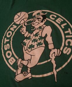 Vintage Style 80s NBA Boston Celtics Lucky The Leprechaun Logo Tshirt Sweatshirt Hoodie Crewneck Sweatshirt Pullover Reprinted Full Color Full Size Gifts for NBA Fans