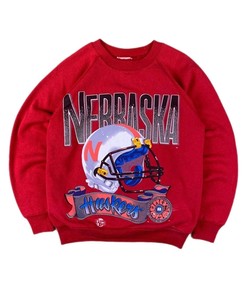 Vintage Style 80s Nebraska Huskers Helmet Crewneck Sweatshirt T-Shirt Hoodie Full Size Gifts For Fans