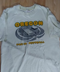 Vintage Style 80s Oregon Ducks Pac-10 Football Stadium T-Shirt Sweatshirt Hoodie Full Size Gifts For Fans