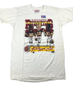 Vintage Style 80s Redskins Football Tshirt Pullover Hoodie Crewneck Sweatshirt Reprinted Full Color Full Size Gifts For NFL Fans
