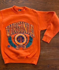 Vintage Style ‘88 Virginia Cavaliers T-Shirt Sweatshirt Pullover Hoodie Reprinted Full Color Full Size Gift For NCAA Fans