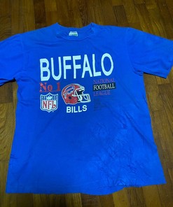 Vintage Style '89 Buffalo Bills National Football League NFL Tshirt Pullover Hoodie Crewneck Sweatshirt Reprinted Full Color Full Size Gifts For NFL Fans