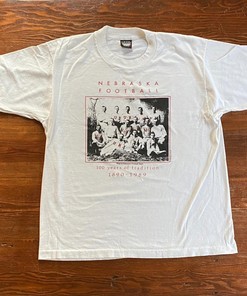 Vintage Style ‘89 Nebraska Football Single Stitch Anniversary T-Ahirt Hoodie Sweatshirt Full Size