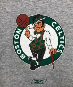 Vintage Style 90’ NBA Reebok x Boston Celtics Tshirt Hoodie Crewneck Sweatshirt Reprinted Full Color Full Size Gifts for NBA Fans