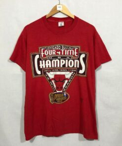Vintage Style 90'S Chicago Bulls Shirt NBA Tshirt Hoodie Crewneck Sweatshirt Reprinted Full Color Full Size Gifts for NBA Fans