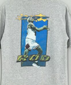 Vintage Style 90'S Converse Dennis Rodman NBA Tshirt Hoodie Crewneck Sweatshirt Reprinted Full Color Full Size Gifts for NBA Fans