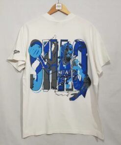 Vintage Style 90'S Shaq O'Neal Reebok NBA Tshirt Hoodie Crewneck Sweatshirt Reprinted Full Color Full Size Gifts for NBA Fans