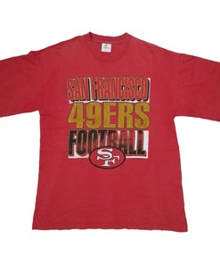 Vintage Style 90'S Starter 49Ers San Francisco Big Spell Out NFL Tshirt Pullover Hoodie Crewneck Sweatshirt Reprinted Full Color Full Size Gifts For NFL Fans