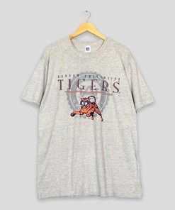 Vintage Style 90s Auburn University Tigers T-Shirt Sweatshirt Pullover Hoodie Reprinted Full Color Full Size Gift For NCAA Fans