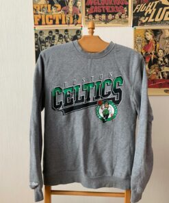 Vintage Style 90’s Boston Celtics NBA Sweatshirt Jersey Tshirt Hoodie Crewneck Sweatshirt Reprinted Full Color Full Size Gifts for NBA Fans