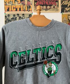 Vintage Style 90’s Boston Celtics NBA Sweatshirt Jersey Tshirt Hoodie Crewneck Sweatshirt Reprinted Full Color Full Size Gifts for NBA Fans