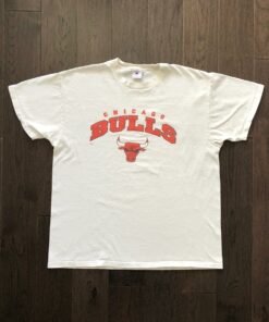 Vintage Style 90s Chicago Bulls NBA Basketball Arch Logo Tshirt Hoodie Crewneck Sweatshirt Reprinted Full Color Full Size Gifts for NBA Fans
