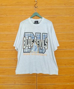 Vintage Style 90s Duke University T-Shirt Sweatshirt Pullover Hoodie Reprinted Full Color Full Size Gift For NCAA Fans