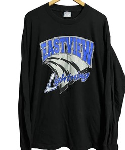 Vintage Style 90s Eastview Lightning T-Shirt Sweatshirt Pullover Hoodie Reprinted Full Color Full Size Gift For NCAA Fans