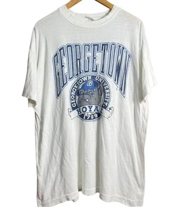 Vintage Style 90s Georgetown Hoyas University T-Shirt Sweatshirt Pullover Hoodie Reprinted Full Color Full Size Gift For NCAA Fans
