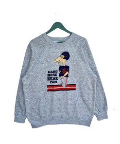 Vintage Style 90s Hard Nose Bear Fan Tshirt Pullover Hoodie Crewneck Sweatshirt Reprinted Full Color Full Size Gifts For NFL Fans