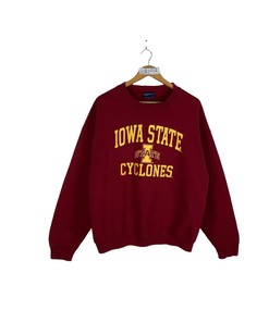 Vintage Style 90s Iowa State University Cyclone T-Shirt Sweatshirt Pullover Hoodie Reprinted Full Color Full Size Gift For NCAA Fans
