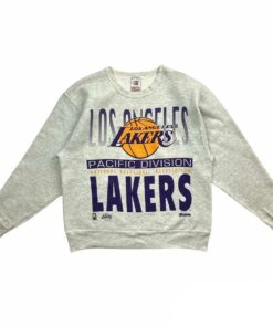 Vintage Style 90s Los Angeles Lakers La Lakers NBA Tshirt Hoodie Crewneck Sweatshirt Reprinted Full Color Full Size Gifts for NBA Fans